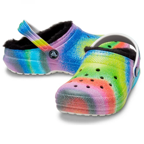 dernière tendance Crocs – Kid’s Classic Lined Spray Dye Clog – Chaussons 4